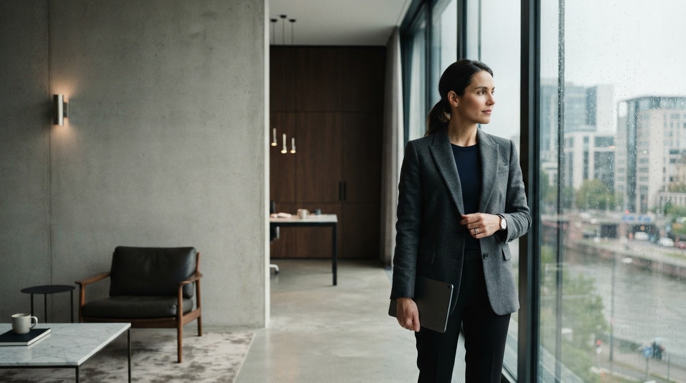 Treuvanik – ruhige, lichtdurchflutete Architektur als Sinnbild für Klarheit und finanzielle Stabilität